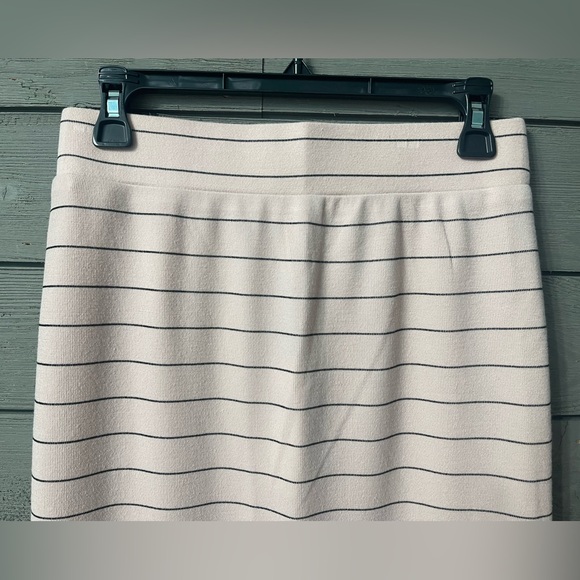 NWT BCBG Generation Pink Black Striped Pencil Skirt Sz M Medium - Picture 7 of 13